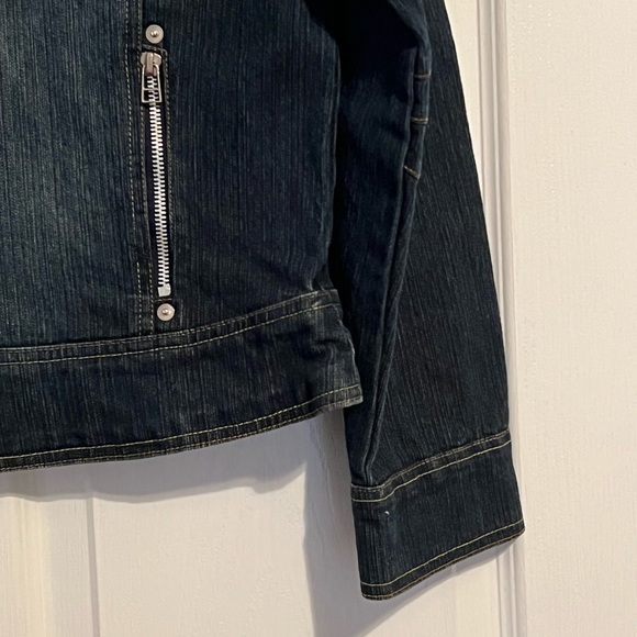 Erica Brooke Collection Jean Jacket Size Large - Picture 11 of 12
